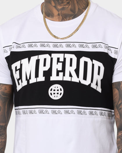 Emperor Apparel Collegiate After Dark Short Sleeve T-Shirt White