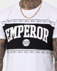 Emperor Apparel Collegiate After Dark Short Sleeve T-Shirt White