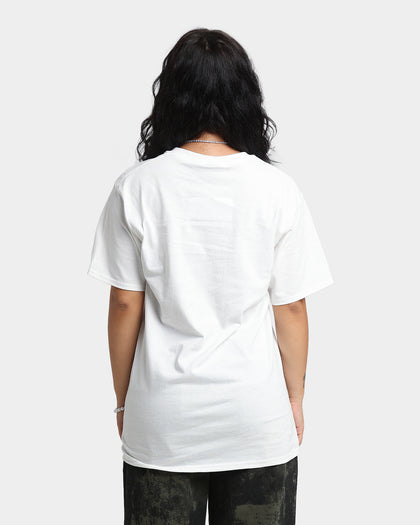 Rats Get Fat All Over Skull T-Shirt White