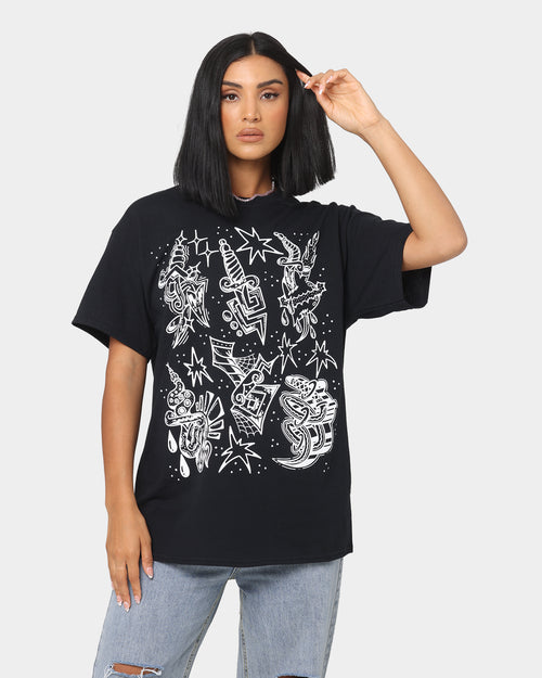 Rats Get Fat Issa Knife T-Shirt Black