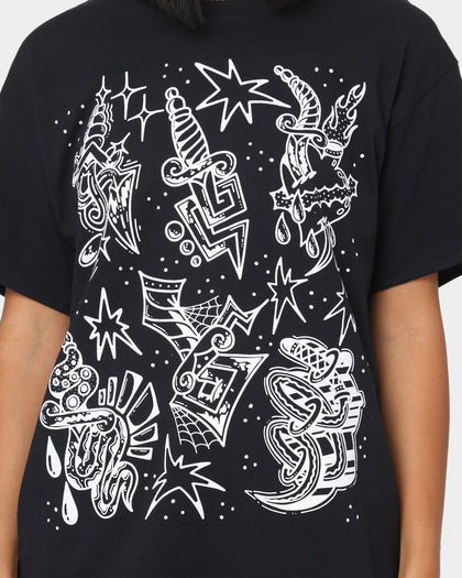 Rats Get Fat Issa Knife T-Shirt Black