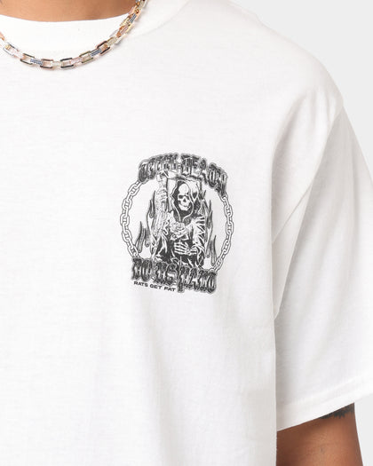 Rats Get Fat Till Death T-Shirt White