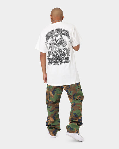 Rats Get Fat Till Death T-Shirt White