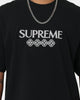 Supreme Glitter Short Sleeve T-Shirt Black