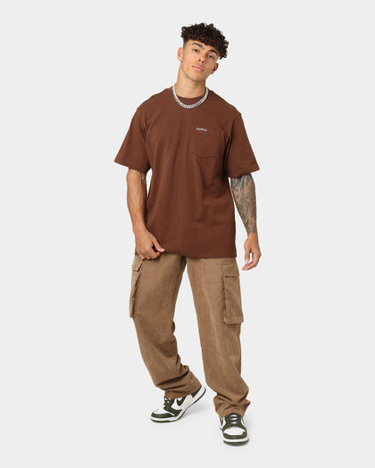 Supreme Pocket T-Shirt Brown