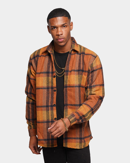 XXIII Naal Plaid Coat Brown