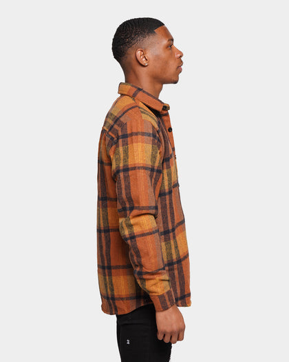 XXIII Naal Plaid Coat Brown