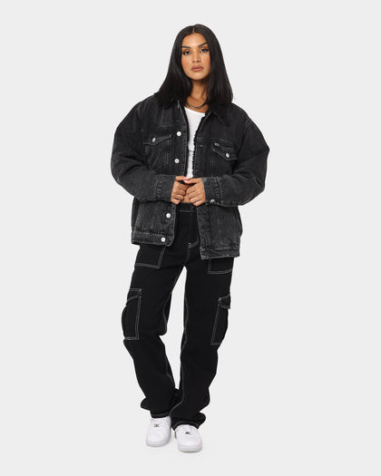 Tommy Jeans Oversized SherpaJacket Denim Black