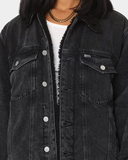 Tommy Jeans Oversized SherpaJacket Denim Black