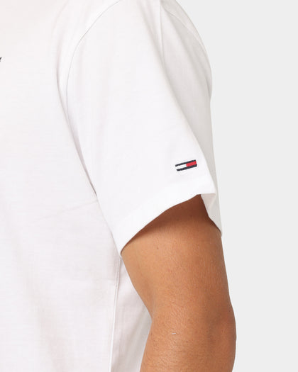 Tommy Jeans Reflective Wave Flag T-Shirt White