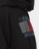 Tommy Jeans Reflective Flag Hoodie Black
