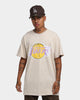 Mitchell & Ness Los Angeles Lakers Sandstone Team Logo T-Shirt Stone
