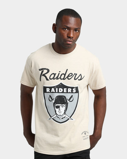 Mitchell & Ness Las Vegas Raiders Sandstone Team Logo T-Shirt Stone