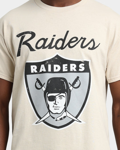 Mitchell & Ness Las Vegas Raiders Sandstone Team Logo T-Shirt Stone