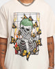 Goat Crew Green Skeleton Vintage T-Shirt Off White