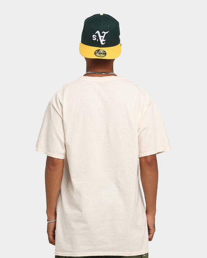 Goat Crew Green Skeleton Vintage T-Shirt Off White