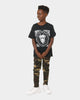 Crooks & Castles Kids' Paisley Medusa T-Shirt Black/Black