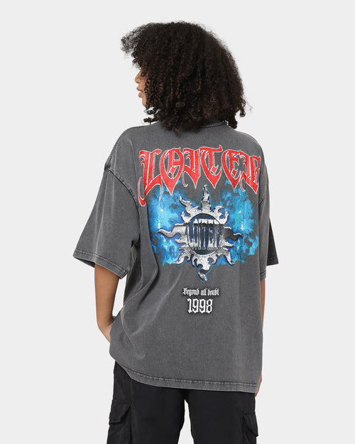 Loiter Dragon Born Vintage T-Shirt Charcoal