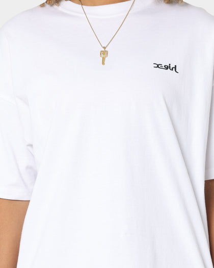 X-Girl Women's Face T-Shirt White