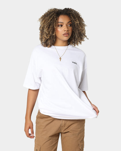 X-Girl Women's Face T-Shirt White