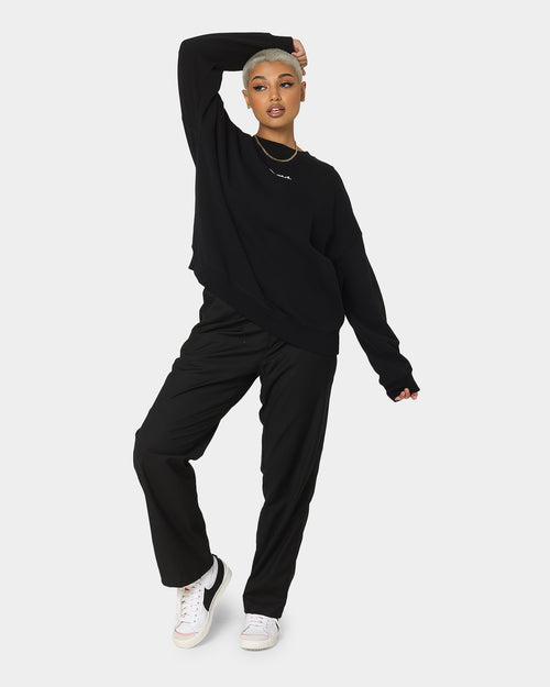 X-Girl Women's Jelly Logo Crewneck Black