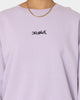 X-Girl Women's Jelly Logo Crewneck Lilac