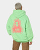 X-Girl Women's Message Face Hoodie Lime