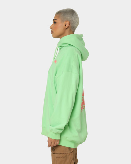 X-Girl Women's Message Face Hoodie Lime