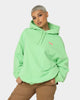 X-Girl Women's Message Face Hoodie Lime