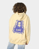 X-Girl Women's Message Face Hoodie Lemon