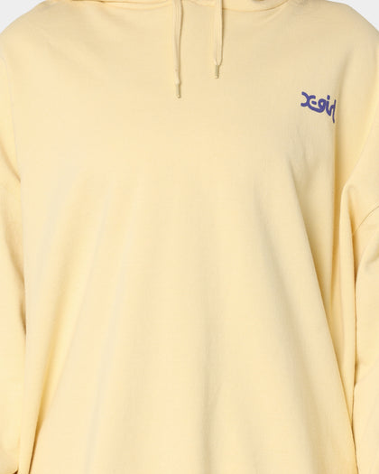 X-Girl Women's Message Face Hoodie Lemon