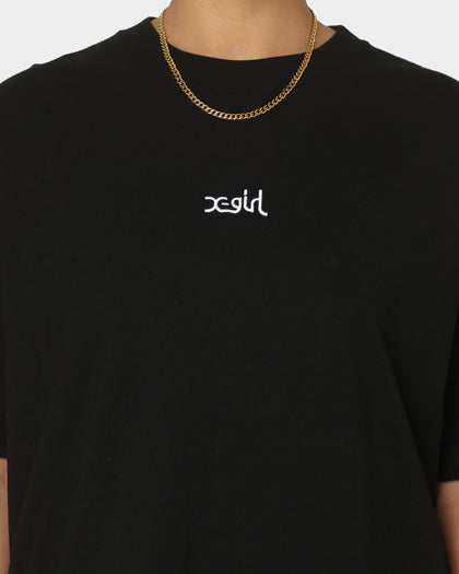 X-Girl Women's Mills Basic T-Shirt Black