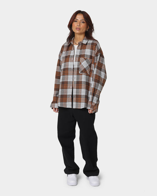 XXIII Makolm Flannel Shacket Brown