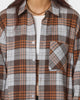 XXIII Makolm Flannel Shacket Brown