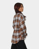 XXIII Makolm Flannel Shacket Brown