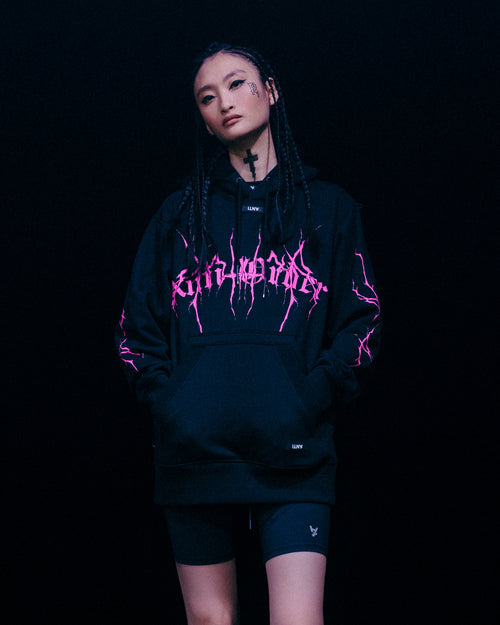 The Anti Order Youthquake Hoodie Black/Pink
