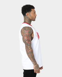 Saint Morta Ceremony Oversized Muscle T-Shirt White/Red