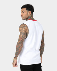 Saint Morta Ceremony Oversized Muscle T-Shirt White/Red