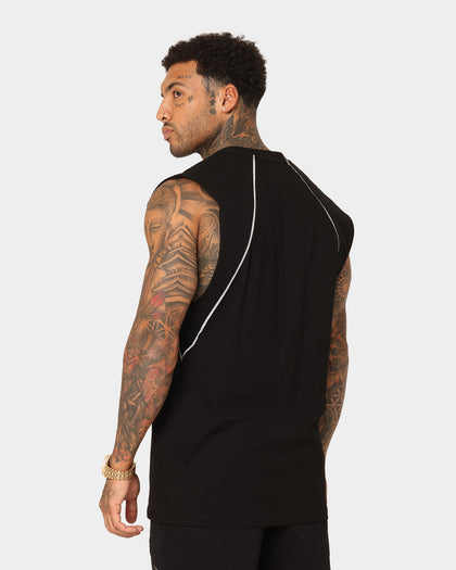 Saint Morta Polaris Raglan Muscle T-Shirt Black/3M