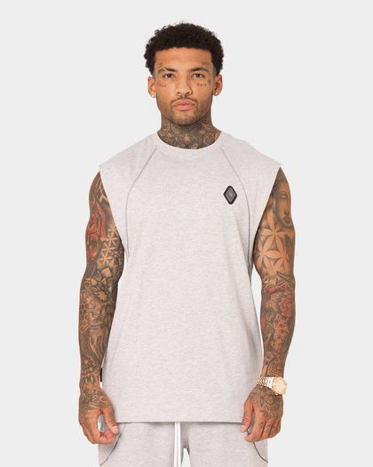 Saint Morta Polaris Raglan Muscle T-Shirt Grey/3M