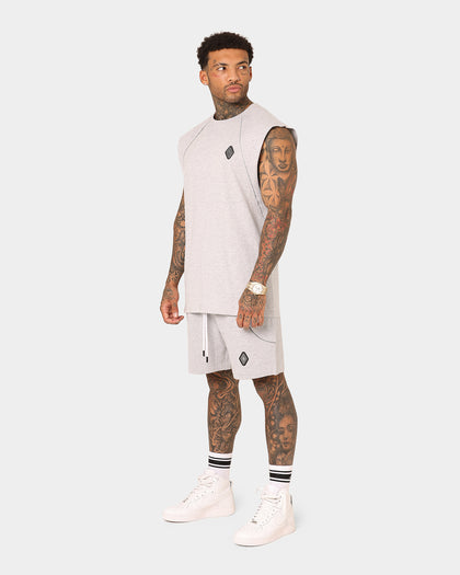 Saint Morta Polaris Raglan Muscle T-Shirt Grey/3M