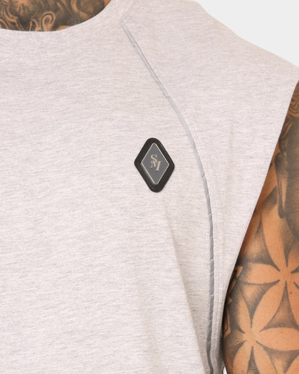 Saint Morta Polaris Raglan Muscle T-Shirt Grey/3M