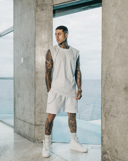 Saint Morta Polaris Raglan Muscle T-Shirt White/3M