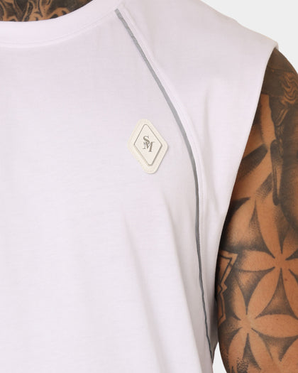 Saint Morta Polaris Raglan Muscle T-Shirt White/3M