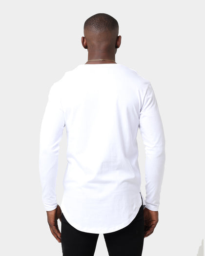 Saint Morta Official El Duplo Long Sleeve T-Shirt White/Black