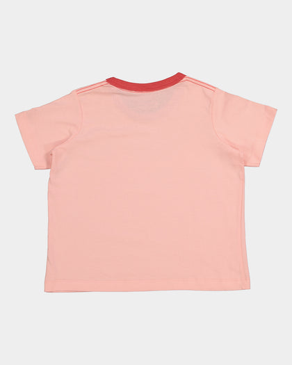 Champion Kids' Script Boxy T-Shirt Peach