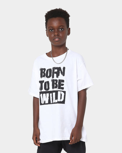 Shortie Born To Be Wild T-Shirt White