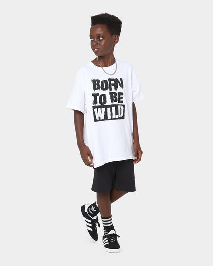 Shortie Born To Be Wild T-Shirt White