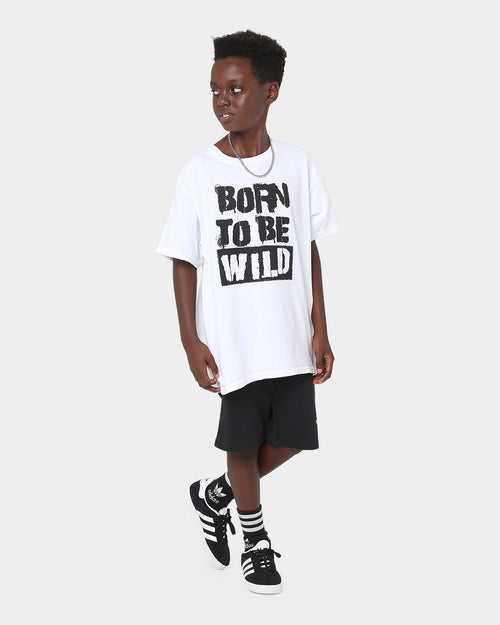 Shortie Born To Be Wild T-Shirt White