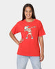 Shortie Kids' Skeleton Dab T-Shirt Red